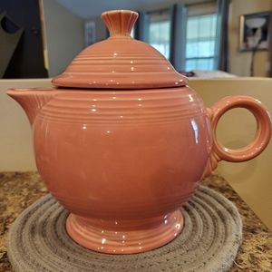 FIESTA RETIRED ROSE LARGE TEAPOT